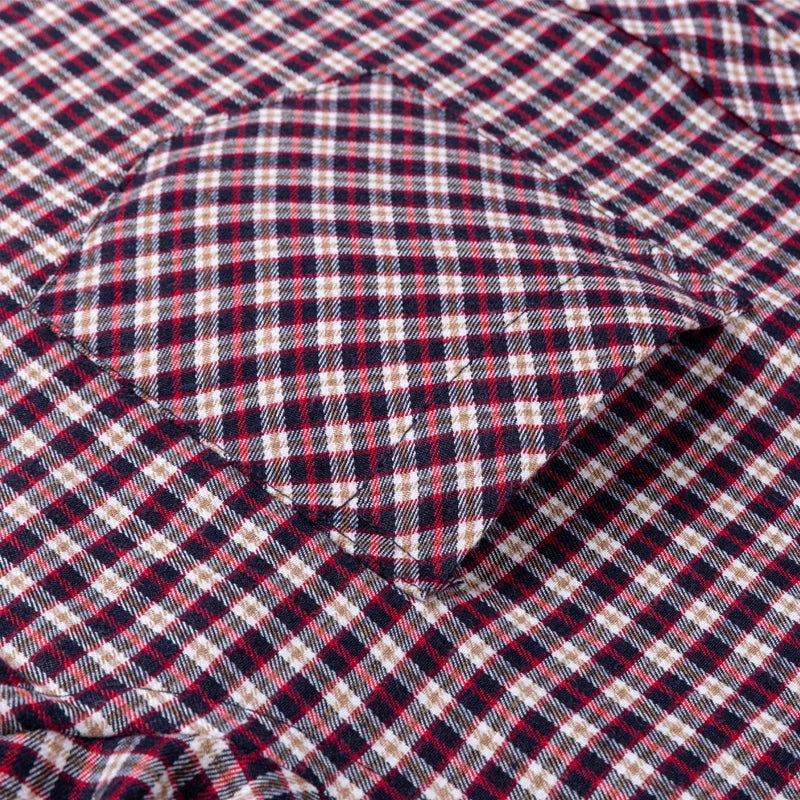 Men’s Soft Cotton Flannel Plaid Shirt – Long Sleeve Regular Fit Brushed Casual Shirt with Single Chest Pocket
