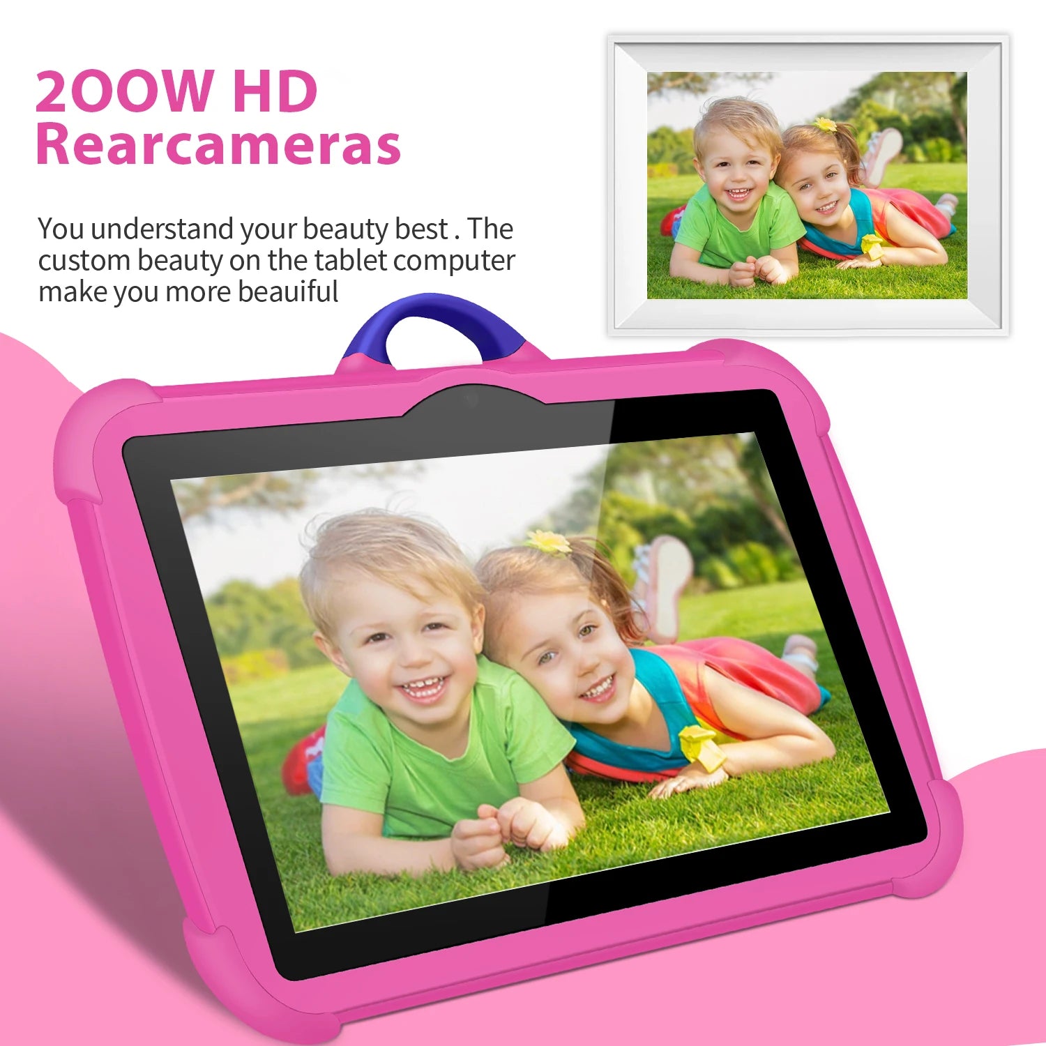 Kids Tablet 7 Inch Quad Core 4GB RAM 64GB ROM Android Learning Education Games Tablets Children'S Gifts