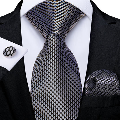Men’s Paisley Tie Set – Luxury Silk-Feel Necktie, Pocket Square & Cufflinks – Formal Wedding & Prom Gift Set