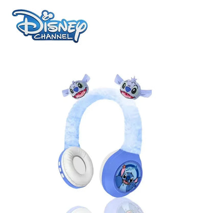 Disney Stitch Wireless Bluetooth Headphones AH-806 Hi-Fi Stereo Sound Foldable Design Fun Anime Style