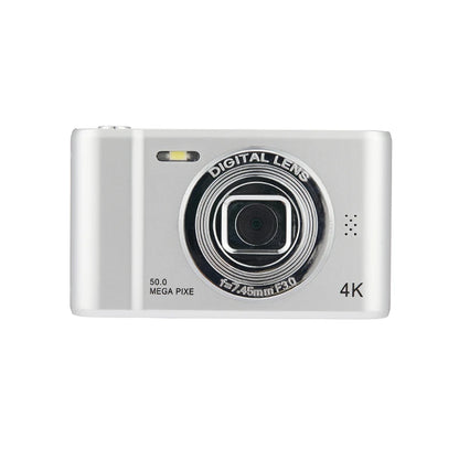 4K Digital Camera – Travel Selfie Camera with 50MP, 16X Zoom, HD Photography, and 2.4-Inch Screen – Perfect for Kids and Beginners with 32GB Memory Card