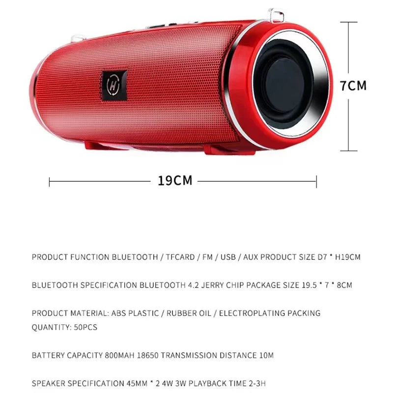 200W Portable Bluetooth Speaker – Waterproof, HIFI, and Versatile Sound System