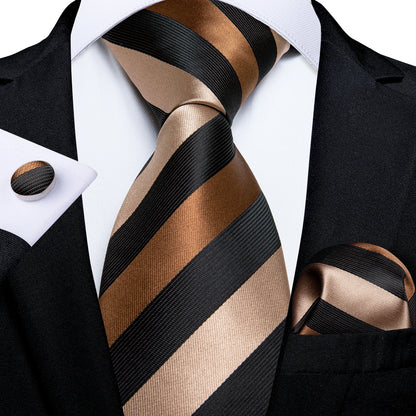 Men’s Paisley Tie Set – Luxury Silk-Feel Necktie, Pocket Square & Cufflinks – Formal Wedding & Prom Gift Set