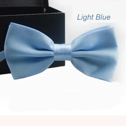 Classic Unisex Bow Tie – Adjustable Solid Color Bowtie for Men, Boys & Girls – Formal Wedding & Party Accessory