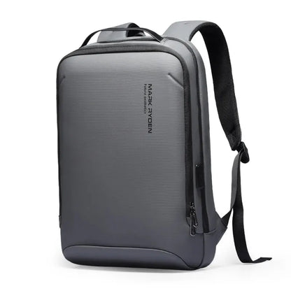 MARK RYDEN Slim Laptop Backpack for Men Business Minimalist Backpack YKK Zipper Scratch Resistant with USB