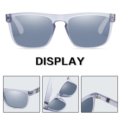 Square Vintage Polarized Sunglasses Men Women Retro Driving Fishing Sun Glasses UV400 Eyewear