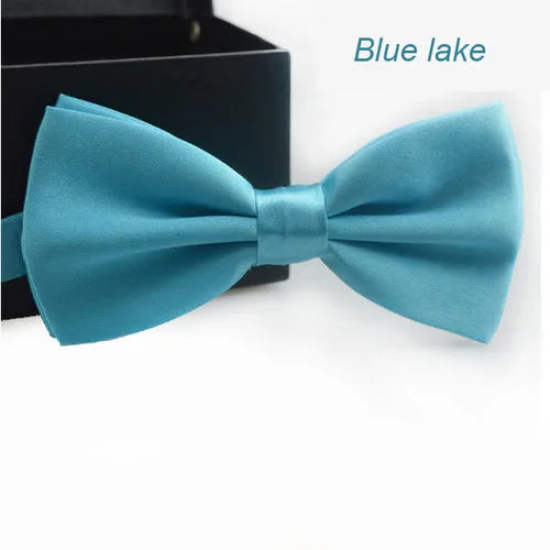 Classic Unisex Bow Tie – Adjustable Solid Color Bowtie for Men, Boys & Girls – Formal Wedding & Party Accessory
