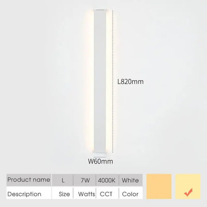 SCON LED Indoor Wall Lamps Thin Modern Bedroom Living Room Stairway Lamp Minimalist Decoration Wall Light Interior Fixtures - DynamicDrop Hub