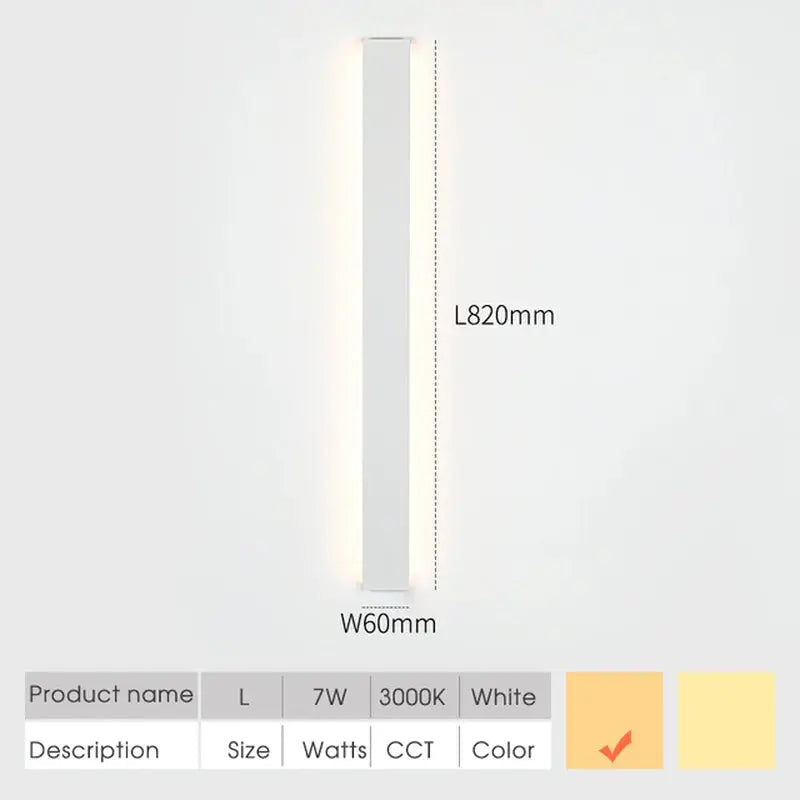 SCON LED Indoor Wall Lamps Thin Modern Bedroom Living Room Stairway Lamp Minimalist Decoration Wall Light Interior Fixtures - DynamicDrop Hub