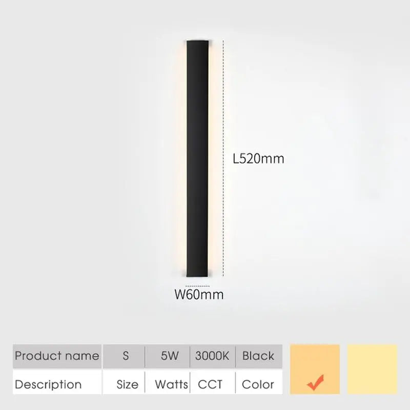 SCON LED Indoor Wall Lamps Thin Modern Bedroom Living Room Stairway Lamp Minimalist Decoration Wall Light Interior Fixtures - DynamicDrop Hub