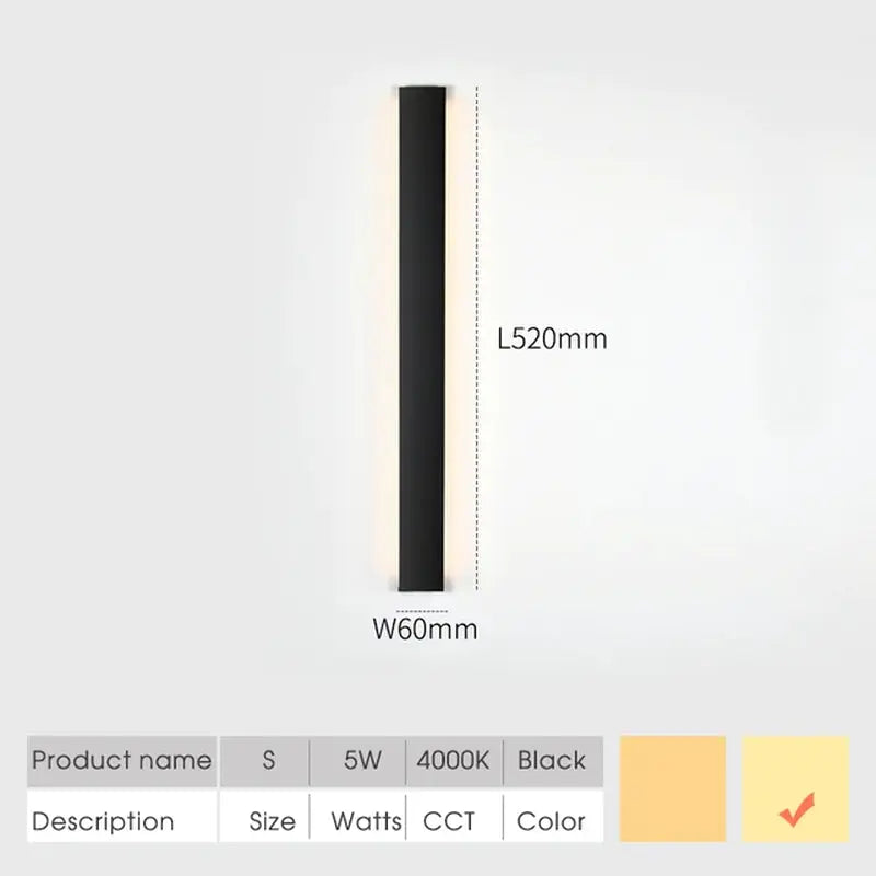SCON LED Indoor Wall Lamps Thin Modern Bedroom Living Room Stairway Lamp Minimalist Decoration Wall Light Interior Fixtures SCON