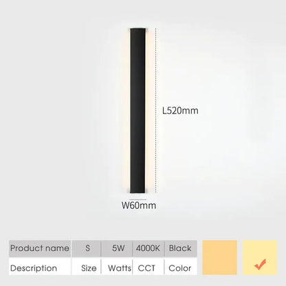SCON LED Indoor Wall Lamps Thin Modern Bedroom Living Room Stairway Lamp Minimalist Decoration Wall Light Interior Fixtures SCON