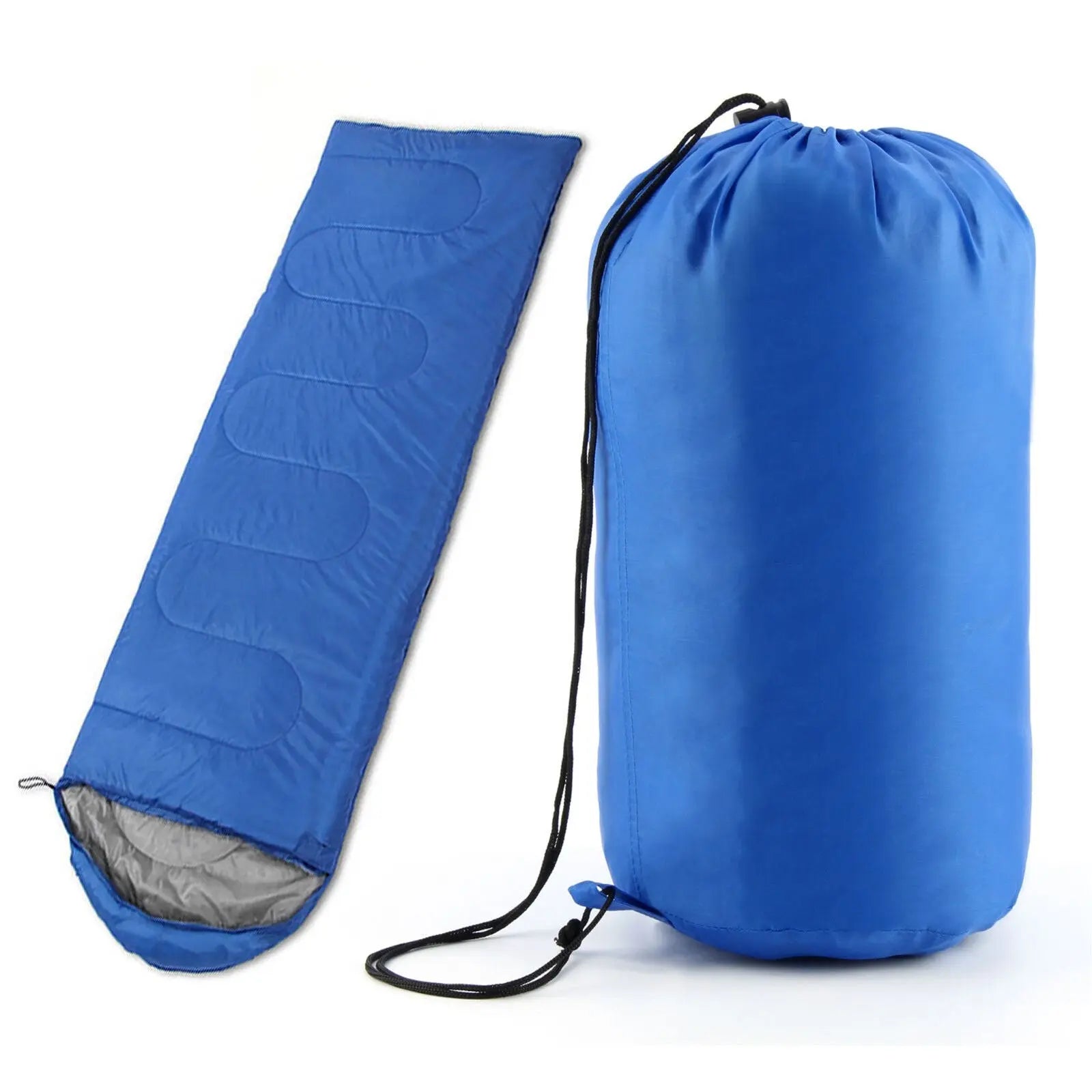 SLEEPING BAGS CAMPING RECTANGULAR ENVELOPE ZIP up KIDS ADULT - DynamicDrop Hub