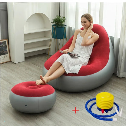 Fashion Inflatable Leisure Bean Bag Sofa Set Comfort, Style, and Versatility in One Set