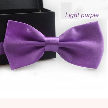 Classic Unisex Bow Tie – Adjustable Solid Color Bowtie for Men, Boys & Girls – Formal Wedding & Party Accessory