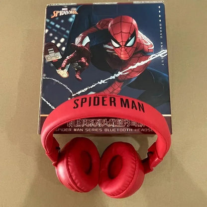 Disney Bluetooth Headphones X3 Spider Man Earphones Bluetooth Foldable HIFI Sound Headsets for Kids Anime Cartoon