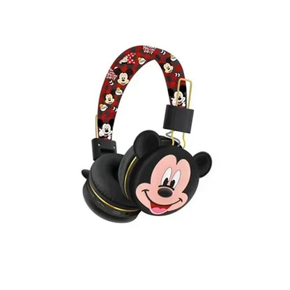 Disney Bluetooth Earphone Print Mickey Minnie Wireless Earphone HIFI Sound Foldable Earphone with Microphone Anime Cartoon