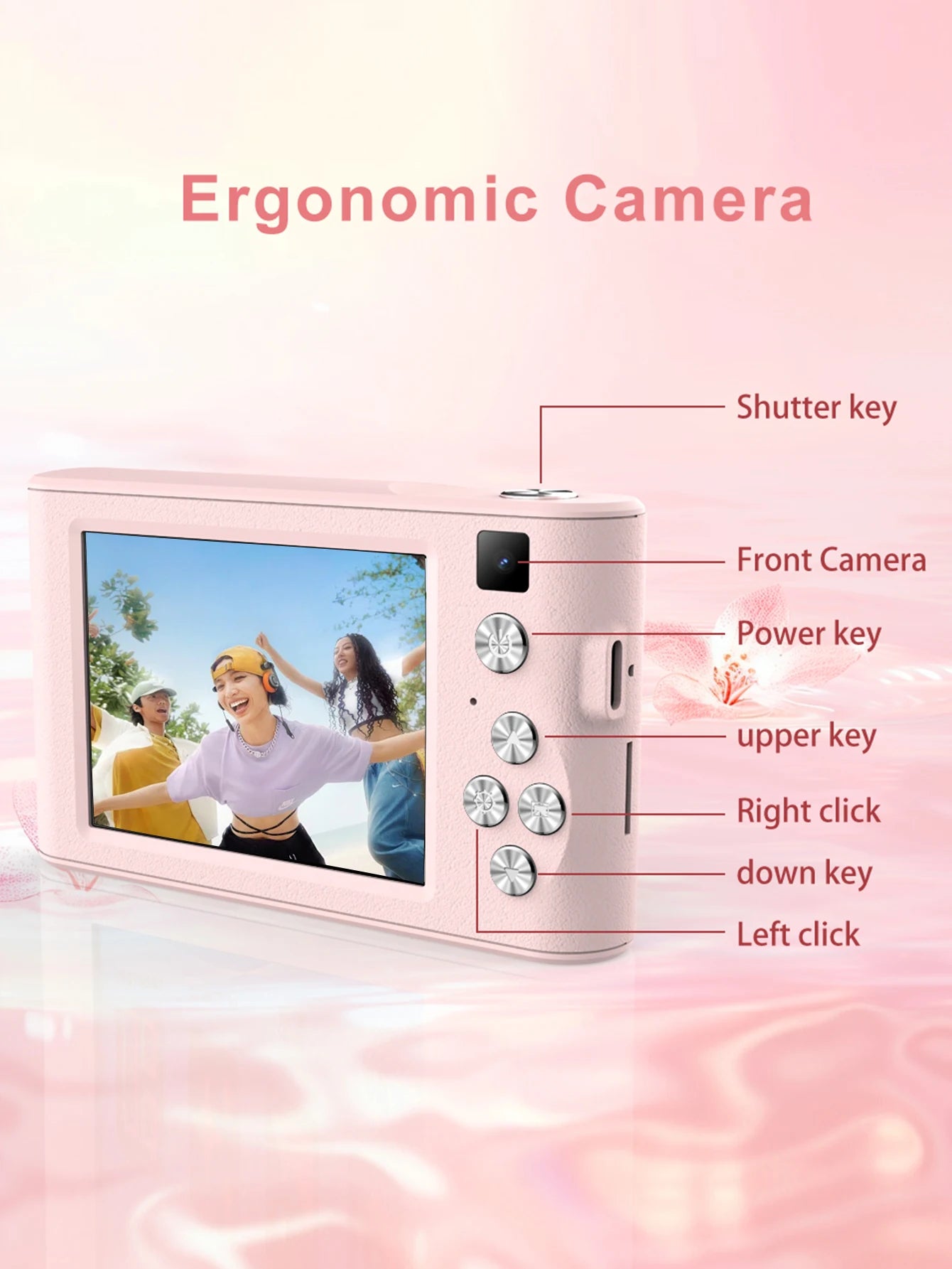 Vintage High Definition Dual-Lens Digital Camera with USB 3.0 – Perfect for Travel and On-The-Go Photography (Includes 32GB