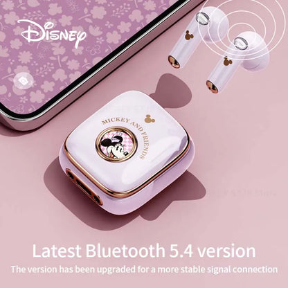 Disney Earbuds Q7 Space Capsule HIFI Sound Wireless Earphones Bluetooth In-Ear Sports Headset Noise Reduction Long Standby