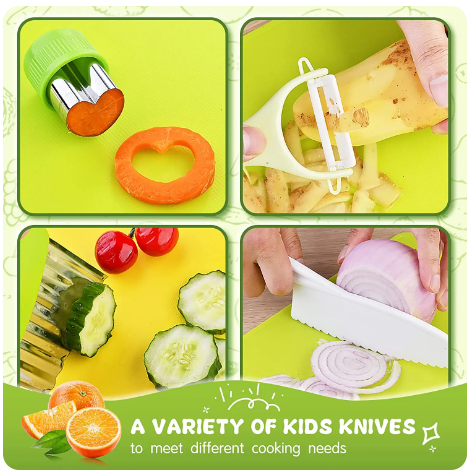 Kids Kitchen Cooking Tools Safe Toys