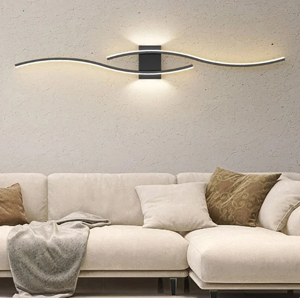 Elegant Modern LED Wall Lamp – Sleek Minimalist Bedside and Living Room Lighting Fixture