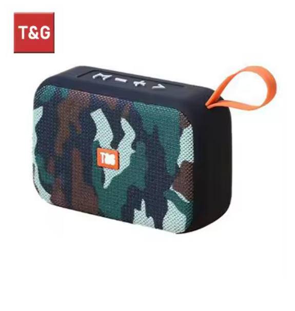 T&G TG506 Portable Mini Wireless Bluetooth 5.0 Speaker – Waterproof Outdoor/Indoor HIFI Soundbar with FM Radio, TF Card & USB Support BRANDED