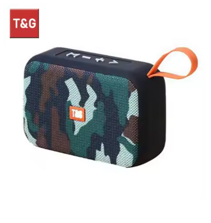 T&G TG506 Portable Mini Wireless Bluetooth 5.0 Speaker – Waterproof Outdoor/Indoor HIFI Soundbar with FM Radio, TF Card & USB Support BRANDED
