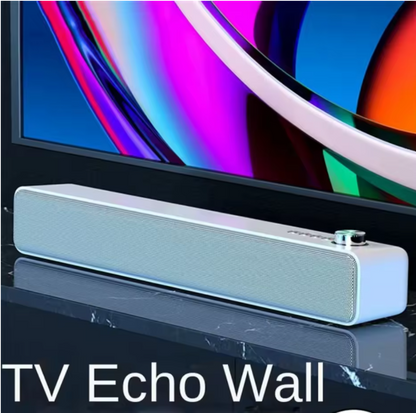 Bluetooth Soundbar with Subwoofer – Wireless 2.0 Channel TV & Computer Speaker for Home Theater, Music & Gaming BRANDED
