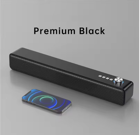 Bluetooth Soundbar with Subwoofer – Wireless 2.0 Channel TV & Computer Speaker for Home Theater, Music & Gaming BRANDED