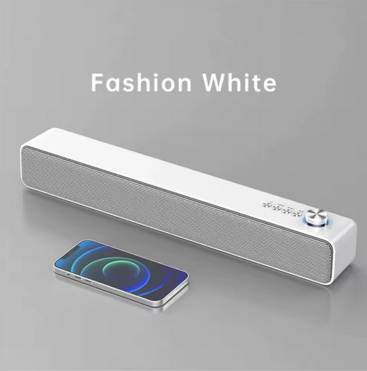 Bluetooth Soundbar with Subwoofer – Wireless 2.0 Channel TV & Computer Speaker for Home Theater, Music & Gaming BRANDED