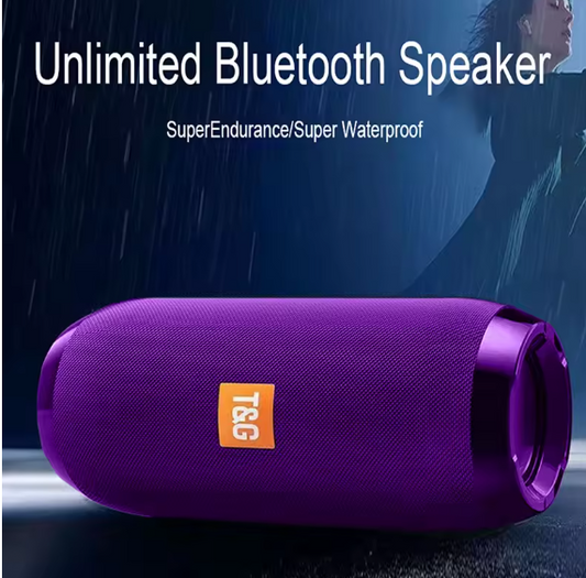 T&G TG117 Portable Bluetooth 5.3 Speaker – Wireless Outdoor Woofer with FM Radio, USB, TF Card & Free Call Mic BRANDED