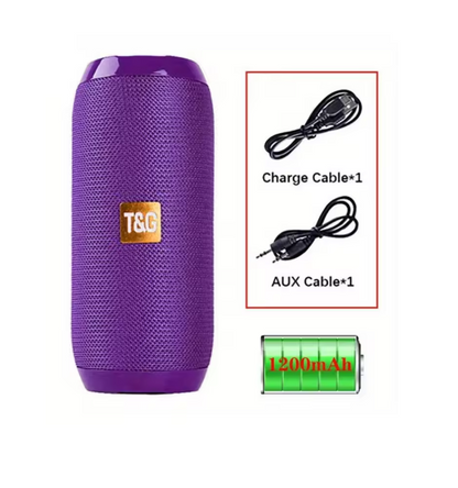 T&G TG117 Portable Bluetooth 5.3 Speaker – Wireless Outdoor Woofer with FM Radio, USB, TF Card & Free Call Mic BRANDED