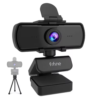 K420 1440p Full HD Webcam with Microphone & Tripod – USB PC Camera for Desktop & Laptop, Streaming & Video Calls BRANDED