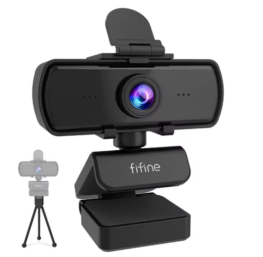 K420 1440p Full HD Webcam with Microphone & Tripod – USB PC Camera for Desktop & Laptop, Streaming & Video Calls BRANDED