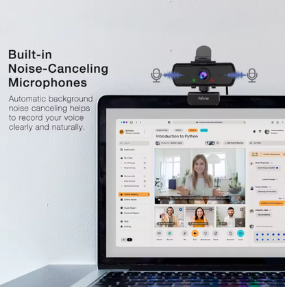 K420 1440p Full HD Webcam with Microphone & Tripod – USB PC Camera for Desktop & Laptop, Streaming & Video Calls BRANDED