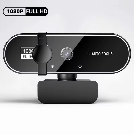 4K Ultra HD Webcam with Microphone & Autofocus – USB PC Laptop Camera for Streaming, Video Calls & Recording BRANDED