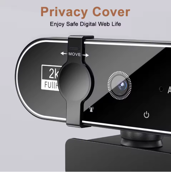 4K Ultra HD Webcam with Microphone & Autofocus – USB PC Laptop Camera for Streaming, Video Calls & Recording BRANDED