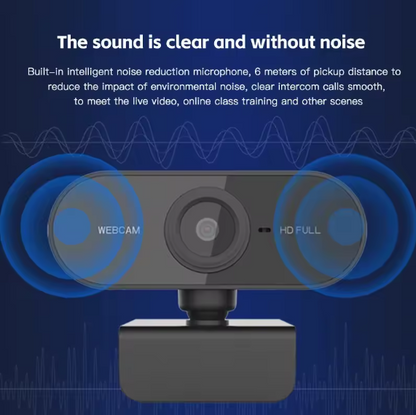 4K Ultra HD Webcam with Microphone & Autofocus – USB PC Laptop Camera for Streaming, Video Calls & Recording BRANDED