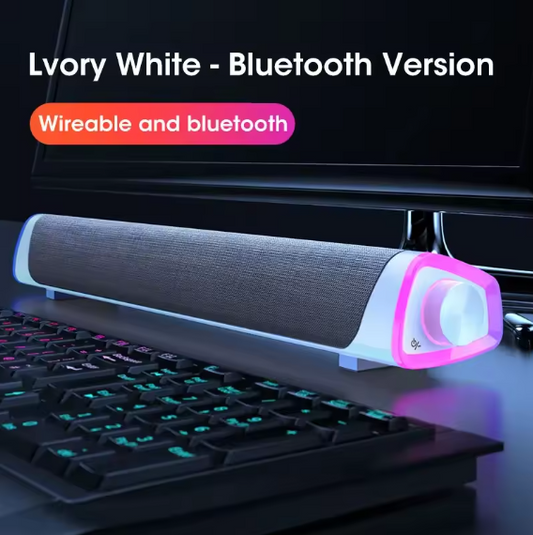 4D computer speaker bar stereo sound subwoofer Bluetooth speaker for MacBook laptop notebook PC Music player wired loudspeaker BRANDED