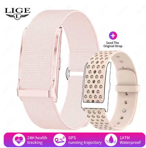 LIGE Smart Watch for Men & Women | Bluetooth 5.2 Fitness Tracker with Heart Rate, Sleep, and Blood Oxygen Monitor | 127 Sports Modes, Waterproof Smart Bracelet for Android & iOS LIGE