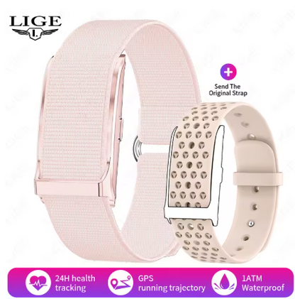 LIGE Smart Watch for Men & Women | Bluetooth 5.2 Fitness Tracker with Heart Rate, Sleep, and Blood Oxygen Monitor | 127 Sports Modes, Waterproof Smart Bracelet for Android & iOS LIGE