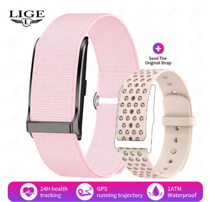 LIGE Smart Watch for Men & Women | Bluetooth 5.2 Fitness Tracker with Heart Rate, Sleep, and Blood Oxygen Monitor | 127 Sports Modes, Waterproof Smart Bracelet for Android & iOS LIGE