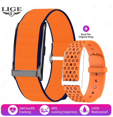 LIGE Smart Watch for Men & Women | Bluetooth 5.2 Fitness Tracker with Heart Rate, Sleep, and Blood Oxygen Monitor | 127 Sports Modes, Waterproof Smart Bracelet for Android & iOS LIGE