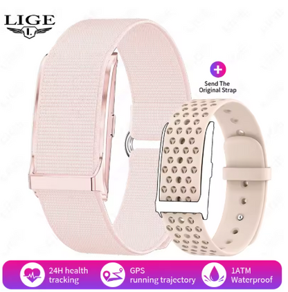 LIGE Smart Watch for Men & Women | Bluetooth 5.2 Fitness Tracker with Heart Rate, Sleep, and Blood Oxygen Monitor | 127 Sports Modes, Waterproof Smart Bracelet for Android & iOS LIGE