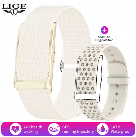 LIGE Smart Watch for Men & Women | Bluetooth 5.2 Fitness Tracker with Heart Rate, Sleep, and Blood Oxygen Monitor | 127 Sports Modes, Waterproof Smart Bracelet for Android & iOS LIGE