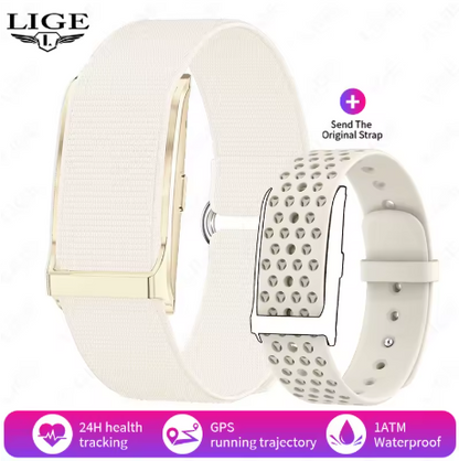 LIGE Smart Watch for Men & Women | Bluetooth 5.2 Fitness Tracker with Heart Rate, Sleep, and Blood Oxygen Monitor | 127 Sports Modes, Waterproof Smart Bracelet for Android & iOS LIGE