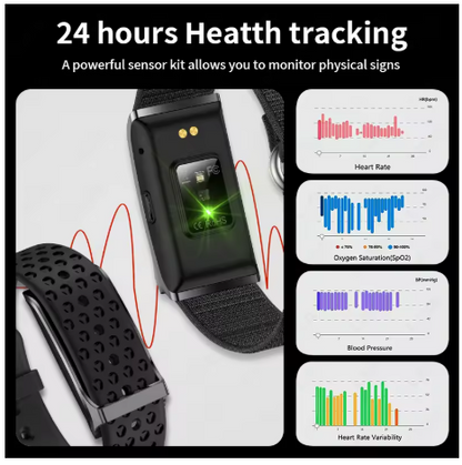 LIGE Smart Watch for Men & Women | Bluetooth 5.2 Fitness Tracker with Heart Rate, Sleep, and Blood Oxygen Monitor | 127 Sports Modes, Waterproof Smart Bracelet for Android & iOS LIGE