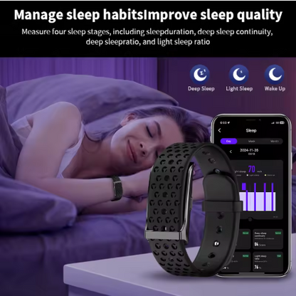 LIGE Smart Watch for Men & Women | Bluetooth 5.2 Fitness Tracker with Heart Rate, Sleep, and Blood Oxygen Monitor | 127 Sports Modes, Waterproof Smart Bracelet for Android & iOS LIGE