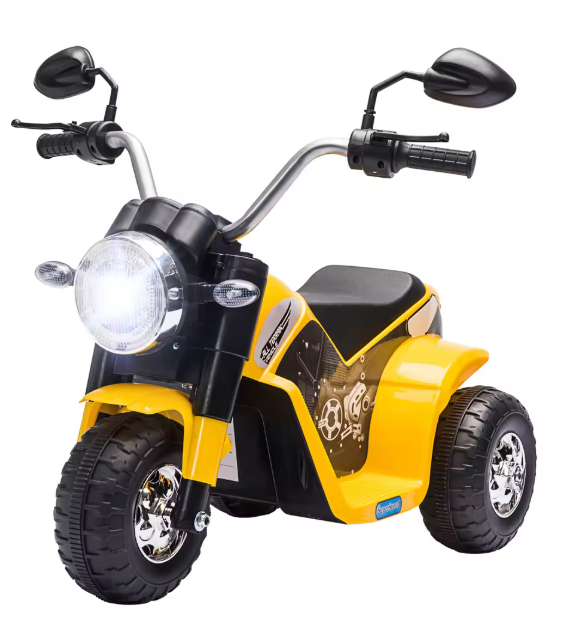 Kids Electric Ride-On Motorcycle 6V🚴‍♂️ | Realistic Battery-Powered Toy Bike with Lights, Horn & Reverse | Safe Fun for Toddlers 18–36 Months BRANDED