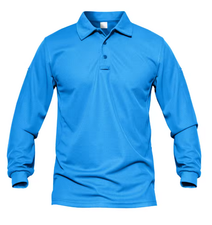 Men’s Long Sleeve Work Polo Shirt – Quick-Dry, Lightweight, Breathable Golf Tee for Outdoor, Office & Summer Wear DynamicDrop Hub